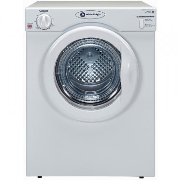 White Knight 3.5kg Vented Compact Tumble Dryer WK39AW West Midlands Electrical Superstore