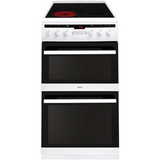 Amica 50cm Double Oven Electric Cooker - AFC5550WH