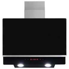 Amica 60cm Angled Cooker Hood - AEA60BL