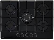 Amica 70cm 5 Burner Gas On Glass Hob - AGVH7300BL ~