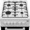 Beko 50cm Twin Cavity Gas Cooker - KDG580W