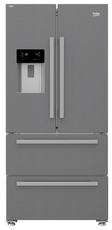 Beko 84cm 4 Door American Fridge Freezer - GNE460520DVPX