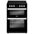 Belling 60cm Double Oven Electric Cooker - COOKCENTRE 60E BLK - 444410818