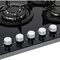 Belling 75cm 5 Burner Gas Hob - GTG753RI BLK - 444411640