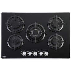 Belling 75cm 5 Burner Gas Hob - GTG753RI BLK - 444411640