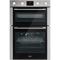 Belling 90cm Built In Electric Double Oven - BI903MFC STA - 444411402