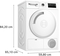 Bosch 8kg Condenser Tumble Dryer - WTN83202GB