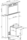 Cata 90cm Down Draft Hood - UBDDGS90ABK1