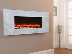 Celsi Electricflame Wall Mounted Electric Fire - EFH13TVRE (1300 Travertine)