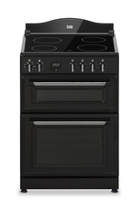 Creda 60cm Double Oven Ceramic Cooker - C60CMRBL