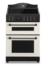 Creda 60cm Double Oven Ceramic Cooker - C60CMRCRM