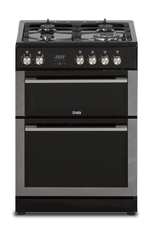 Creda 60cm Double Oven Dual Fuel Cooker - C60DFDOX