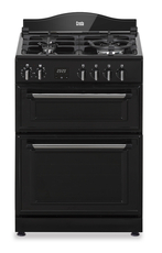 Creda 60cm Double Oven Dual Fuel Cooker - C60DFMRBL