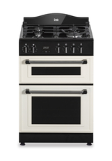 Creda 60cm Double Oven Dual Fuel Cooker - C60DFMRCRM