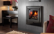 Crystal Gem Royale 3 Sided Gas Fire Black - 116771BK