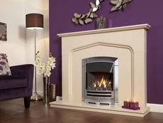 Flavel Full Depth Inset Gas Fire - FKPCDCSN (Decadence Plus Chrome)