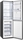 Hisense 55cm Frost Free Fridge Freezer - RB327N4WBE