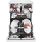 Hoover 15PL Freestanding Fullsize Dishwasher - HF5C7F0W-80