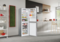 Hoover 55cm Low Frost Fridge Freezer - HVT3CLECKIHS-1