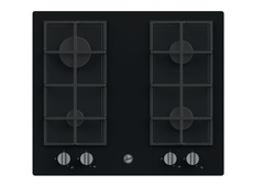 Hoover 60cm 4 Burner Gas on Glass Hob - HVG6K3B