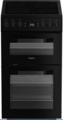 Hotpoint 50cm Double Oven Electric Cooker - HDE5VDCB
