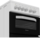 Hotpoint 50cm Double Oven Electric Cooker - HTE5VCW