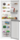 Hotpoint 54cm Frost Free Fridge Freezer - HPKH1261WW4UK