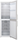 Hotpoint 54cm Static Fridge Freezer - HB55732W