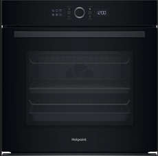 Hotpoint 60cm Built in Hydrolytic Pyrolytic Single Oven - HOI4S8PM0BUK