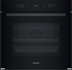 Hotpoint 60cm Built in Hydrolytic Pyrolytic Single Oven - HOI68PT1SBUK