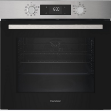 Hotpoint 60cm Built in Hydrolytic Single Oven - HOM258HXUK