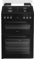 Hotpoint 60cm Double Oven Dual Fuel Cooker - HDD6GDC2B1