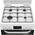 Hotpoint 60cm Double Oven Dual Fuel Cooker - HDD6GDC2W