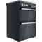 Hotpoint 60cm Double Oven Dual Fuel Cooker - HDM67G9C2CSB