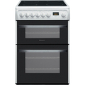 Hotpoint 60cm Double Oven Electric Cooker - DSC60P
