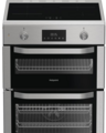 Hotpoint 60cm Double Oven Electric Cooker - HDE6IDC2X