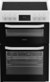Hotpoint 60cm Double Oven Electric Cooker - HDE6VDW