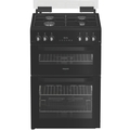 Hotpoint 60cm Double Oven Gas Cooker - HDG6GDCB1