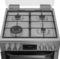 Hotpoint 60cm Double Oven Gas Cooker - HDG6GDCWX
