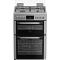 Hotpoint 60cm Double Oven Gas Cooker - HDG6GDCX