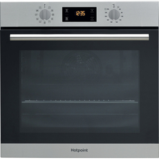 Hotpoint 60cm Fan Assisted Pyro Single Oven - SA2840PIX