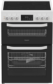 Hotpoint 60cm Twin Cavity Cooker - HTE6VDCW