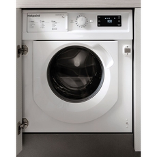 Hotpoint 7kg, 1400 Spin Integrated Washing Machine - BIWMHG71483UKN