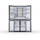 Hotpoint 90.9cm American 4 Door Fridge Freezer - HQ9U2BLG