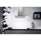 Hotpoint 90cm Flat Glass Island Hood - UIF93FLBX