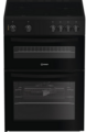 Indesit 60cm Double Oven Electric Cooker - IDE6VMB