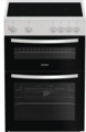 Indesit 60cm Double Oven Electric Cooker - IDE6VMW