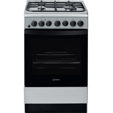 Indesit 50cm Dual Fuel Cooker - IS5G4PHSS ~