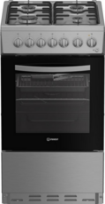 Indesit 50cm Dual FueL Single Cavity Cooker - I5G3PMX