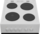 Indesit 50cm Single Cavity Electric Cooker - I5E3KMW